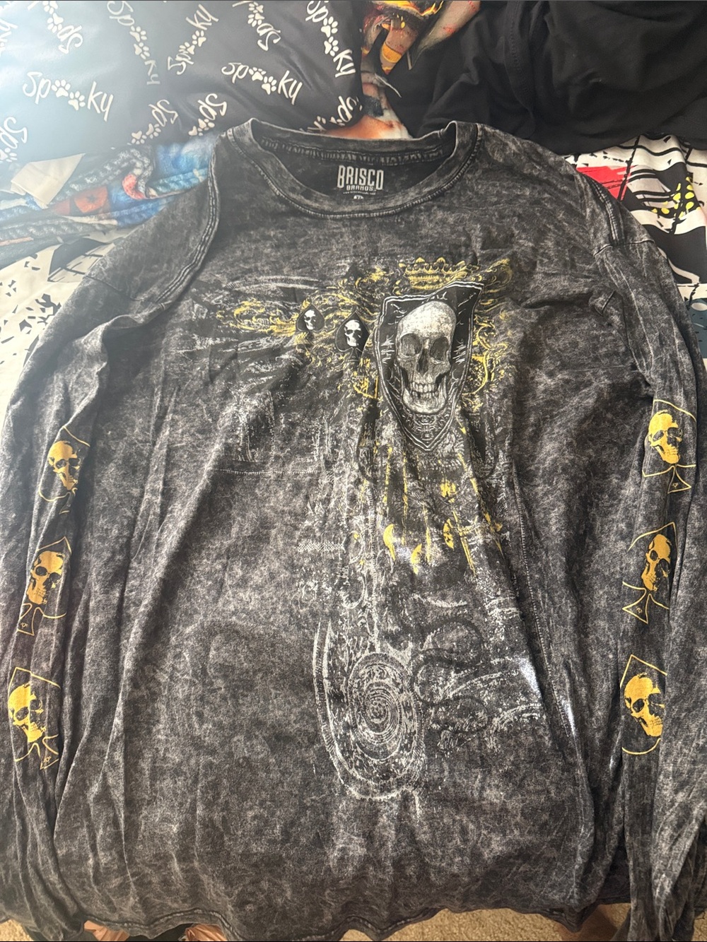 Brisco Long sleeve skull shirt